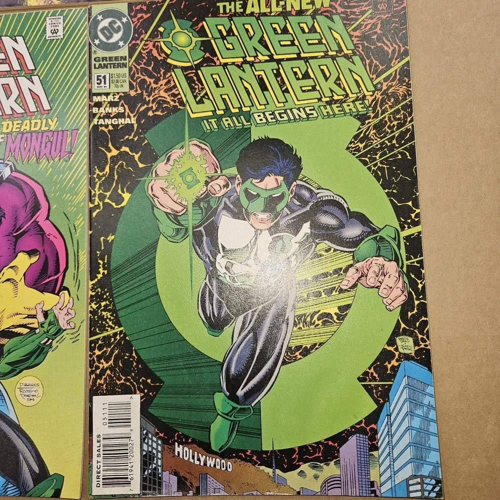 DC Comics 90s Vintage Lot of 8 - Green Lantern, Flash, Justice League